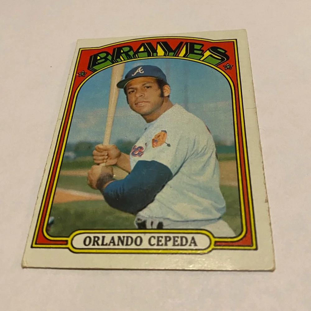 1972 Topps Baseball Card orlando cepeda